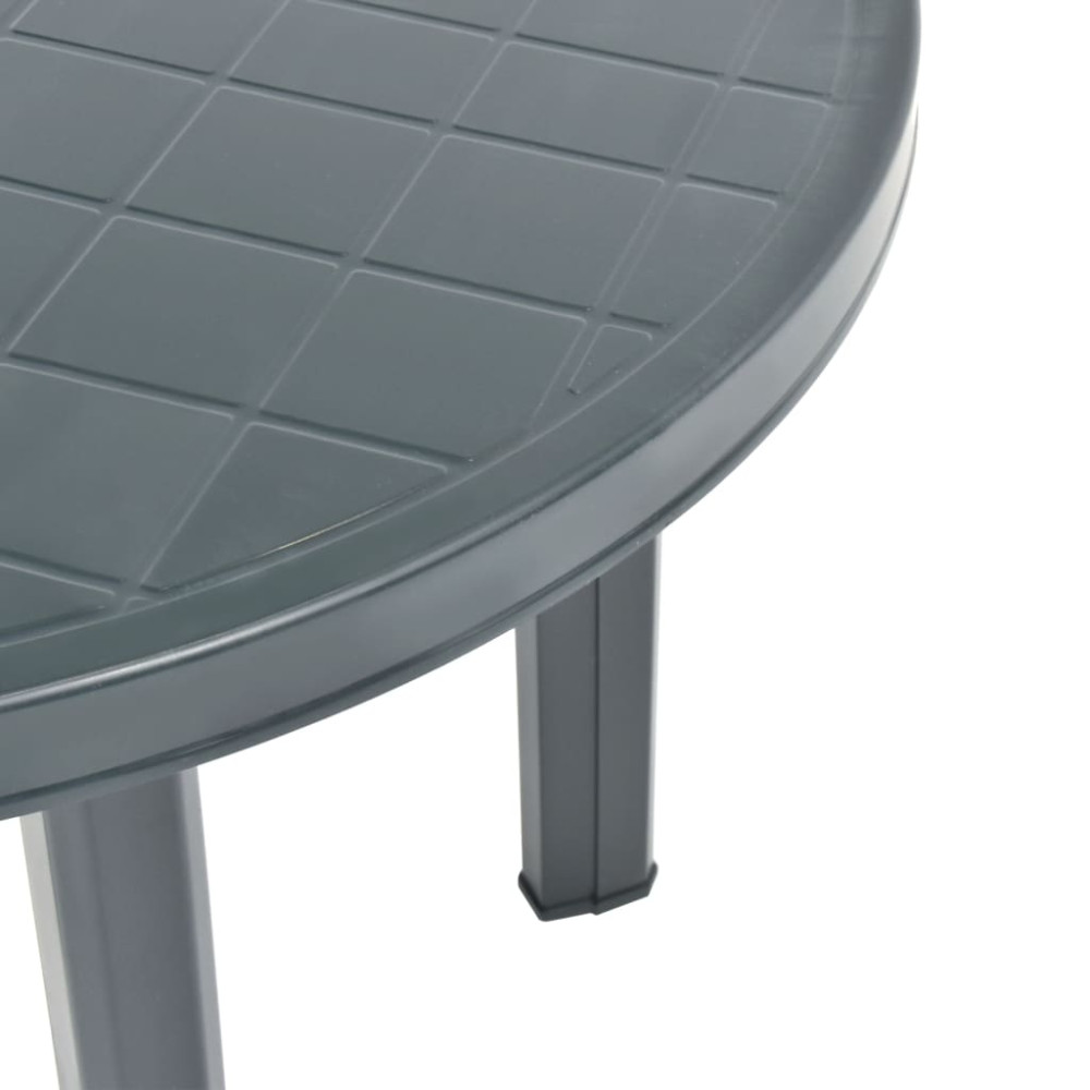 Produktbild för Trädgårdsbord grön 89 cm plast