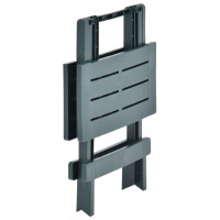 Produktbild för Hopfällbart trädgårdsbord grön 45x43x50 cm plast
