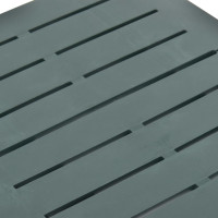 Produktbild för Hopfällbart trädgårdsbord grön 45x43x50 cm plast