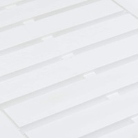 Produktbild för Trädgårdsbord vit 78x55x38 cm plast