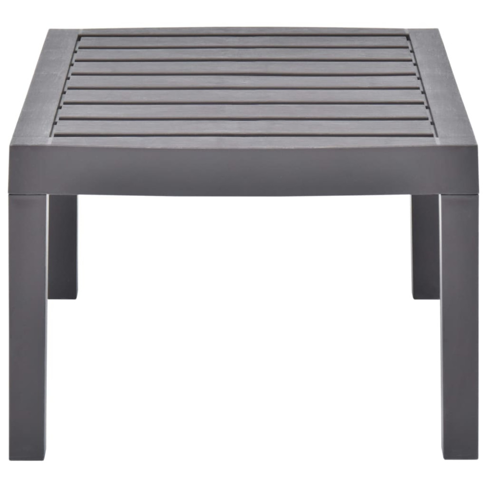 Produktbild för Trädgårdsbord mocka 78x55x38 cm plast