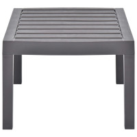 Produktbild för Trädgårdsbord mocka 78x55x38 cm plast
