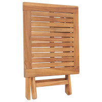 Produktbild för Hopfällbart trädgårdsbord 45x45x45 cm massiv teak