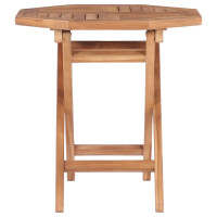 Produktbild för Hopfällbart trädgårdsbord 45x45x45 cm massiv teak
