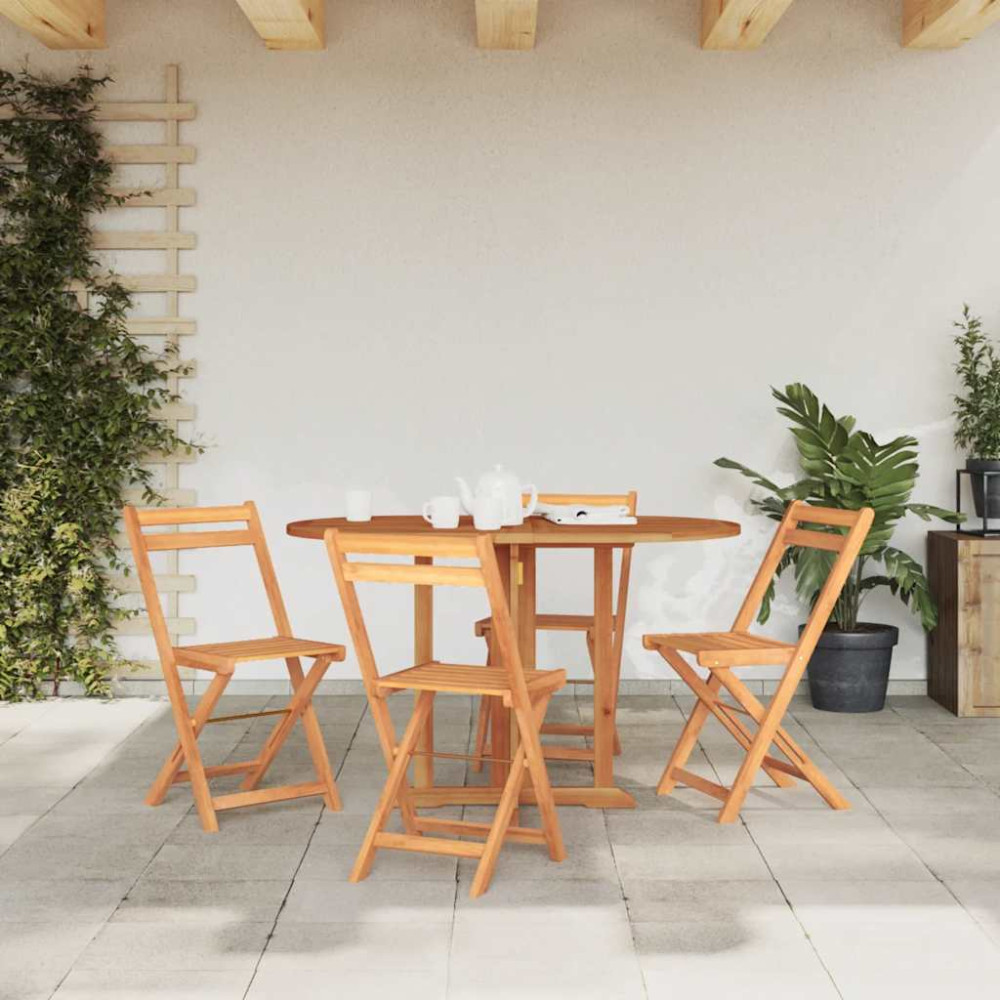 Produktbild för Hopfällbart trädgårdsbord 120x70x75 cm massiv teak