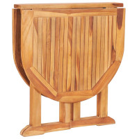 Produktbild för Hopfällbart trädgårdsbord 120x70x75 cm massiv teak