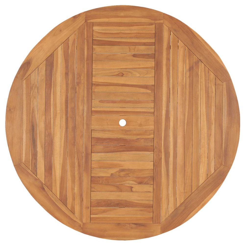 Produktbild för Trädgårdsbord 150x76 cm massiv teak