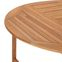 Produktbild för Trädgårdsbord 150x76 cm massiv teak