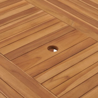 Produktbild för Trädgårdsbord 150x76 cm massiv teak