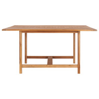 Produktbild för Trädgårdsbord 150x150x76 cm massiv teak