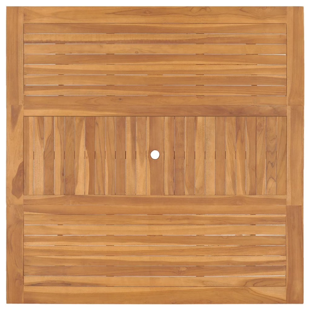 Produktbild för Trädgårdsbord 150x150x76 cm massiv teak