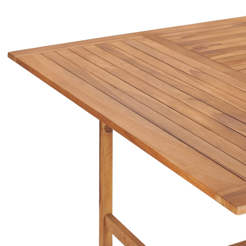 Produktbild för Trädgårdsbord 150x150x76 cm massiv teak