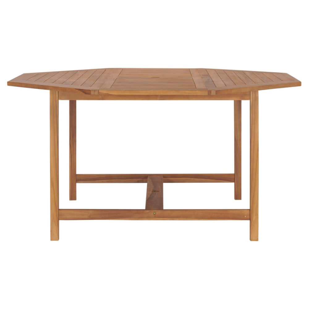 Produktbild för Trädgårdsbord 150x150x75 cm massiv teak