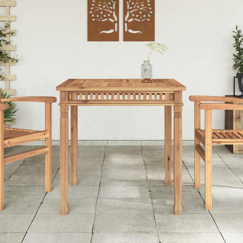 Produktbild för Matbord 80x80x80 cm massiv teak