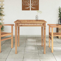 Produktbild för Matbord 80x80x80 cm massiv teak