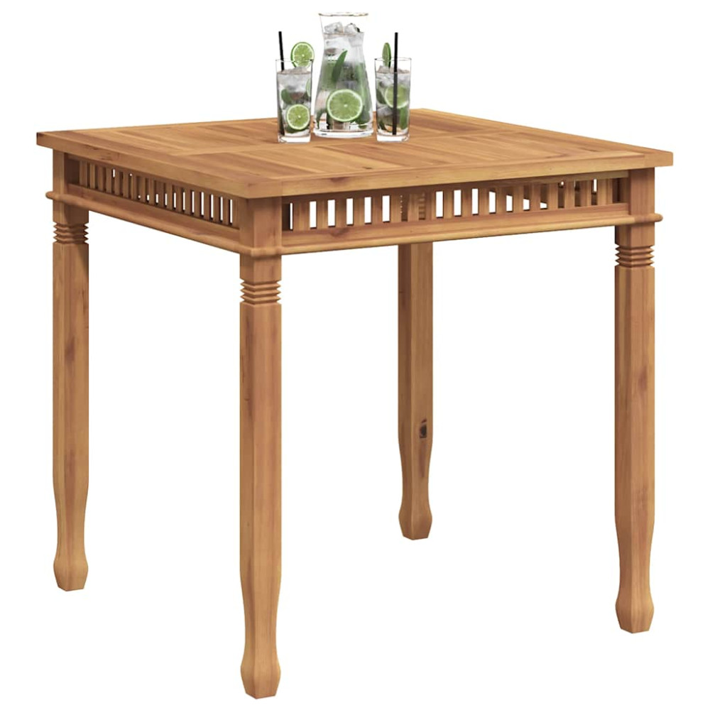 Produktbild för Matbord 80x80x80 cm massiv teak