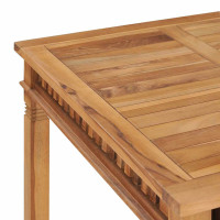 Produktbild för Matbord 80x80x80 cm massiv teak