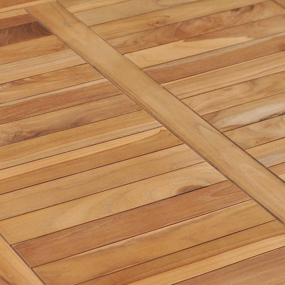 Produktbild för Matbord 80x80x80 cm massiv teak