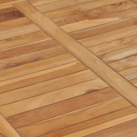 Produktbild för Matbord 80x80x80 cm massiv teak