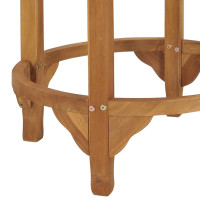 Produktbild för Barbord Ø 60 cm massiv teak