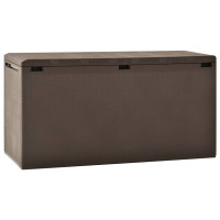 Produktbild för Dynbox brun 114x47x60 cm