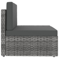 Miniatyr av produktbild för Hörnsits till modulsoffa med vänster armstöd konstrotting grå