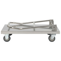 Produktbild för Rullvagn 82x53x86 cm rostfritt stål silver