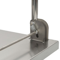 Produktbild för Rullvagn 82x53x86 cm rostfritt stål silver
