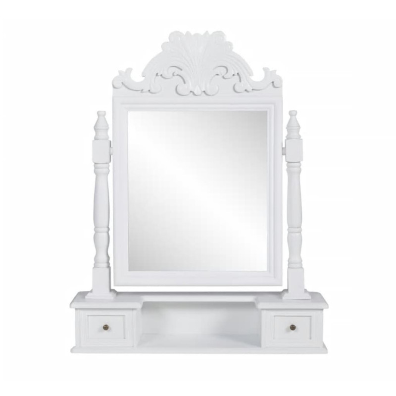 Produktbild för Bordsspegel med justerbar rektangulär spegel MDF