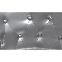 Produktbild för Fåtölj silver konstläder