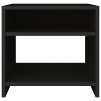 Produktbild för Sängbord 2 st svart 40x30x40 cm konstruerat trä