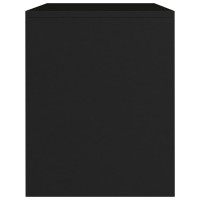 Produktbild för Sängbord 2 st svart 40x30x40 cm konstruerat trä