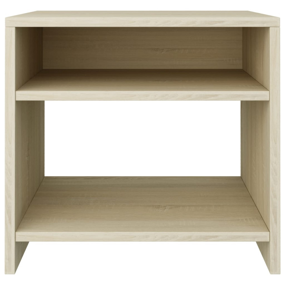 Produktbild för Sängbord sonoma-ek 40x30x40 cm konstruerat trä