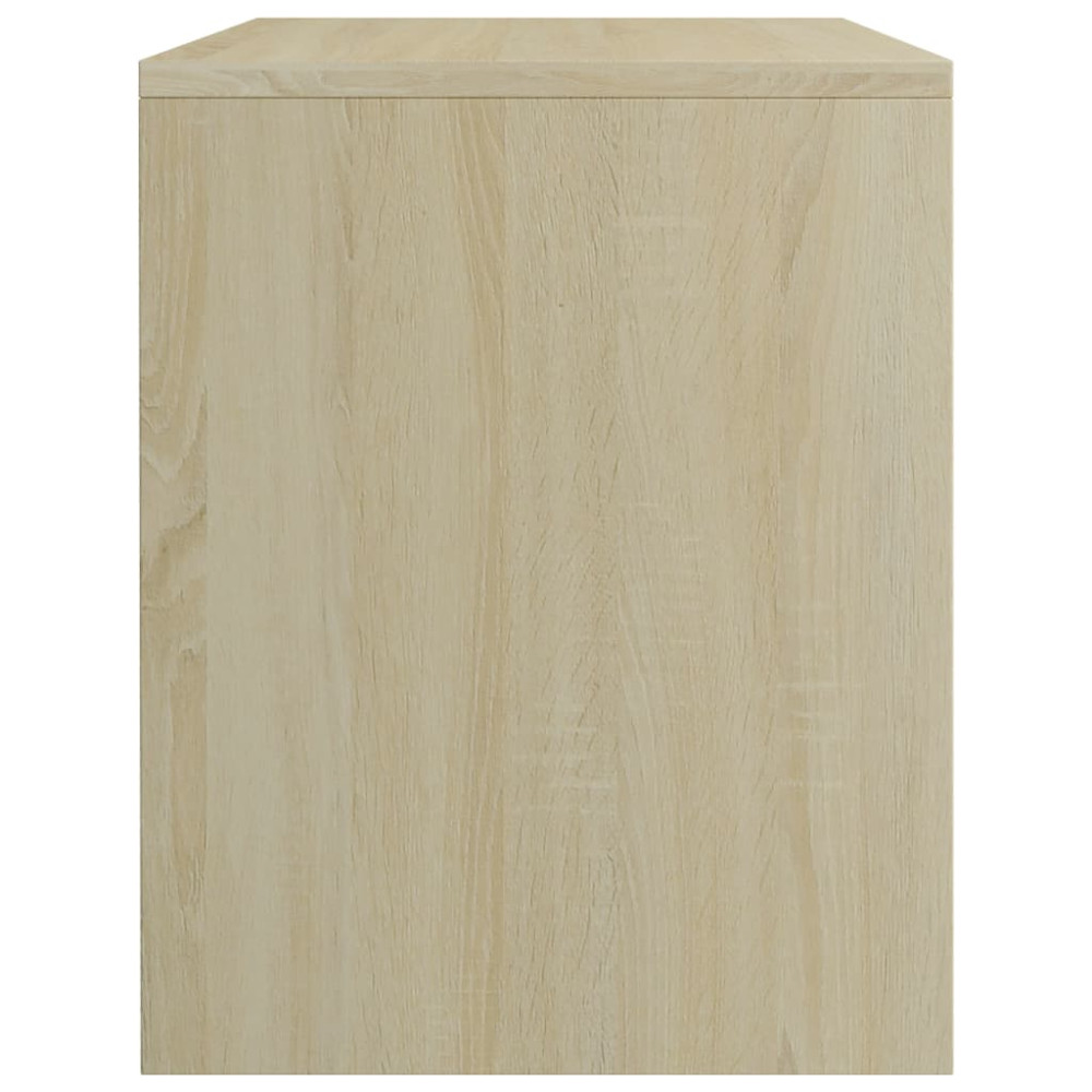 Produktbild för Sängbord sonoma-ek 40x30x40 cm konstruerat trä