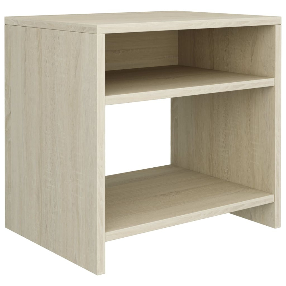 Produktbild för Sängbord 2 st sonoma-ek 40x30x40 cm konstruerat trä