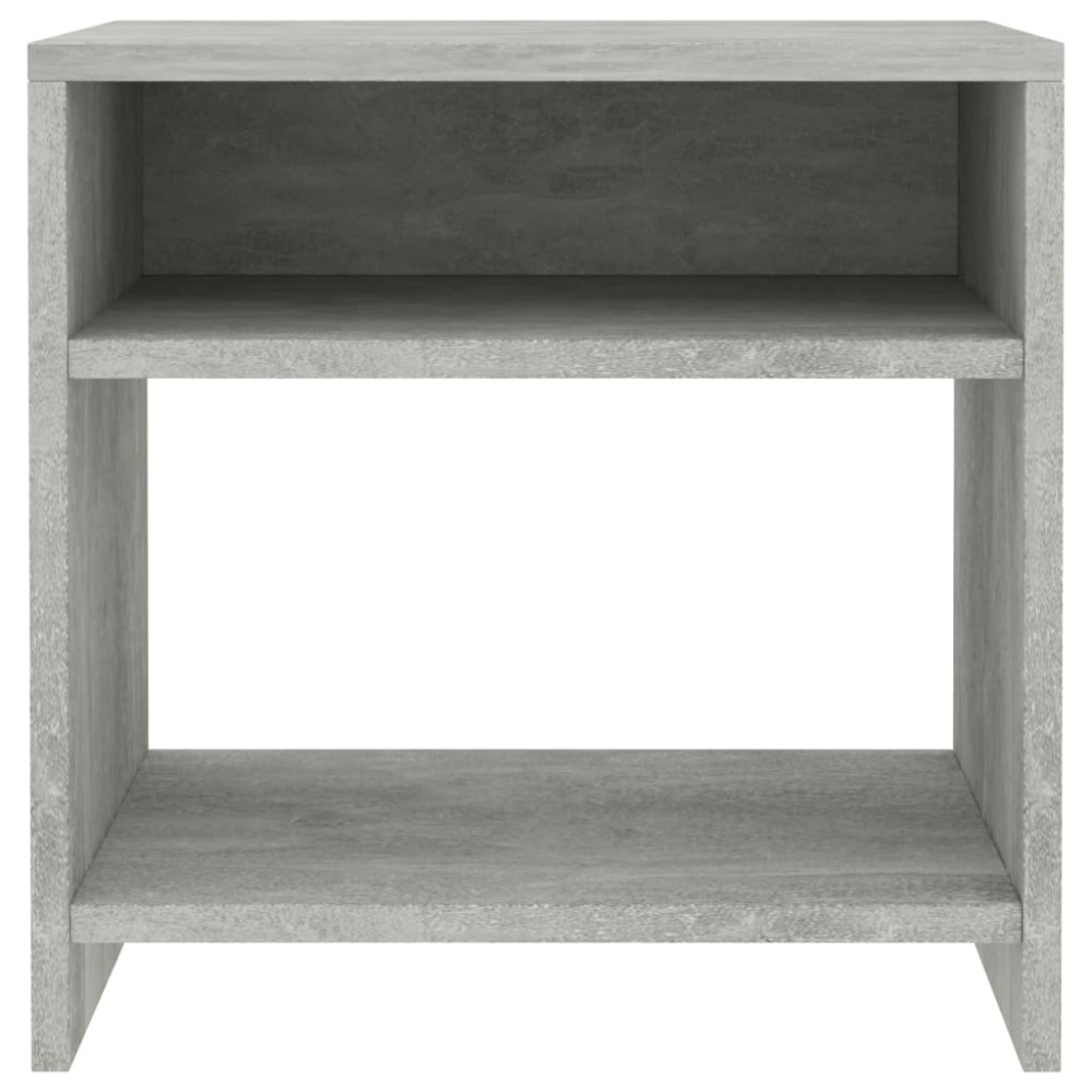 Produktbild för Sängbord 2 st betonggrå 40x30x40 cm konstruerat trä