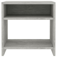 Produktbild för Sängbord 2 st betonggrå 40x30x40 cm konstruerat trä