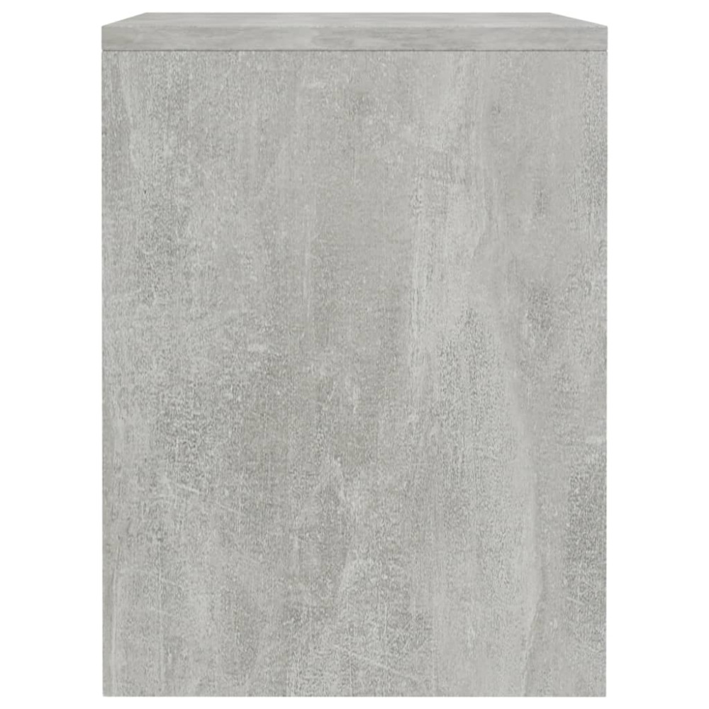 Produktbild för Sängbord 2 st betonggrå 40x30x40 cm konstruerat trä