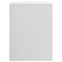 Produktbild för Sängbord 2 st vit högglans 40x30x40 cm konstruerat trä
