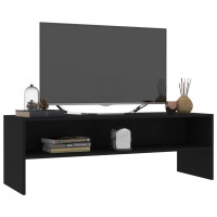Produktbild för Tv-bänk svart 120x40x40 cm konstruerat trä