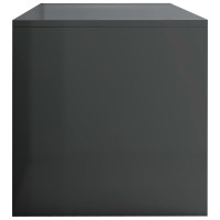 Produktbild för TV-bänk grå högglans 120x40x40 cm konstruerat trä
