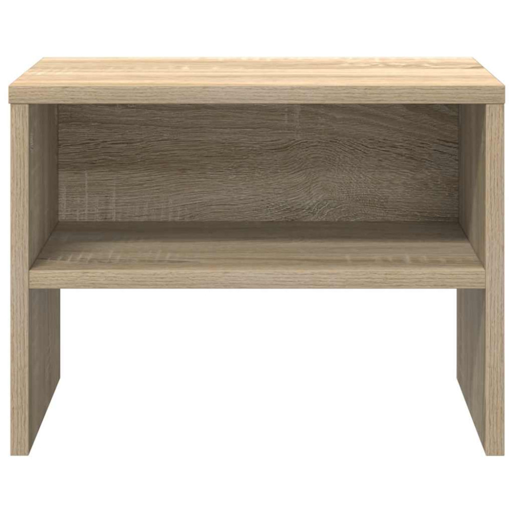 Produktbild för Sängbord sonoma ek 40x30x30 cm konstruerat trä