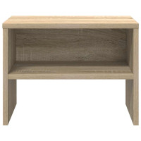 Produktbild för Sängbord sonoma ek 40x30x30 cm konstruerat trä
