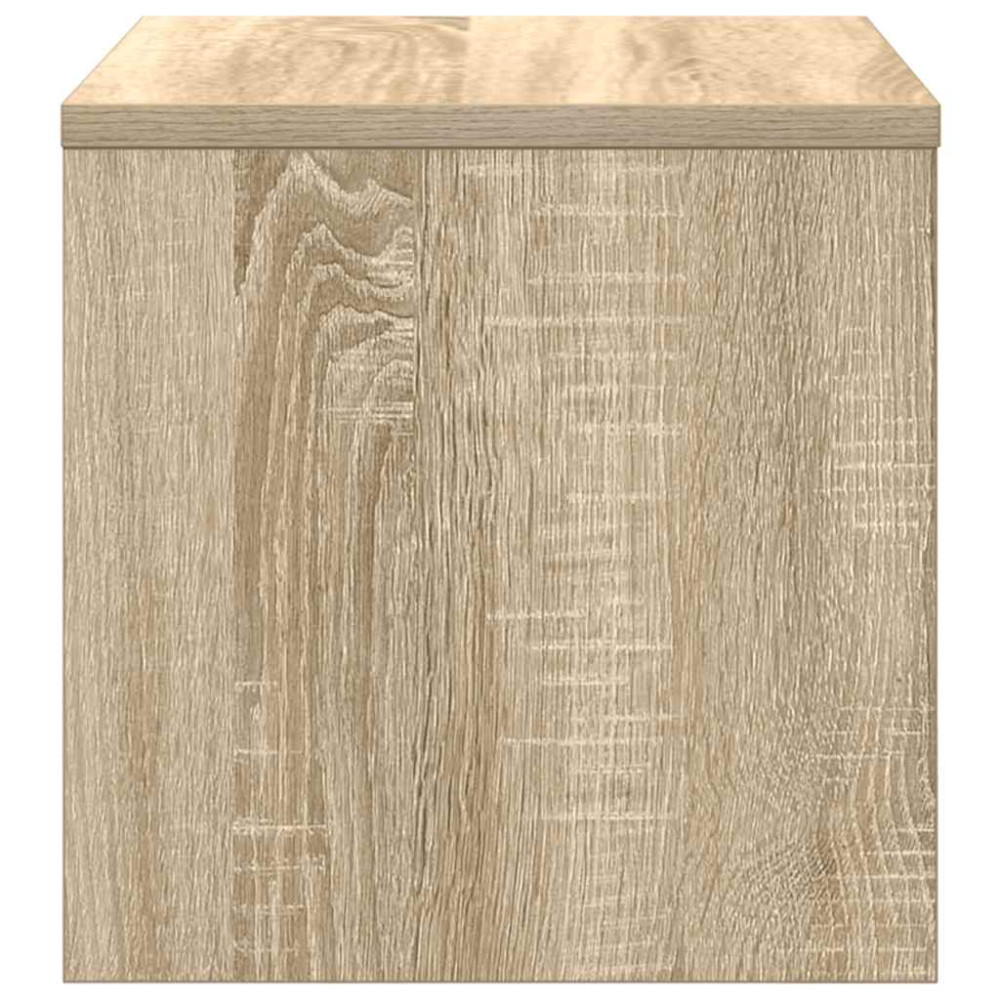 Produktbild för Sängbord sonoma ek 40x30x30 cm konstruerat trä
