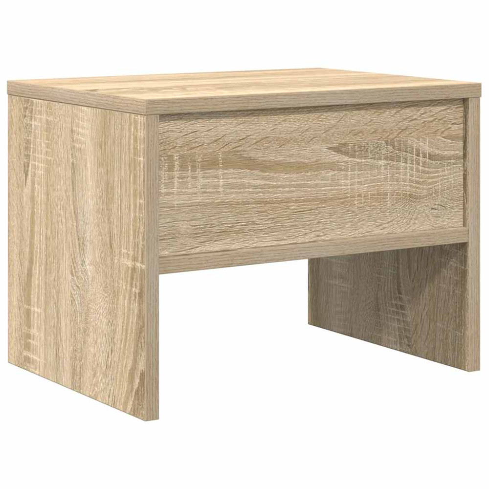Produktbild för Sängbord sonoma ek 40x30x30 cm konstruerat trä