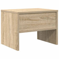 Produktbild för Sängbord sonoma ek 40x30x30 cm konstruerat trä