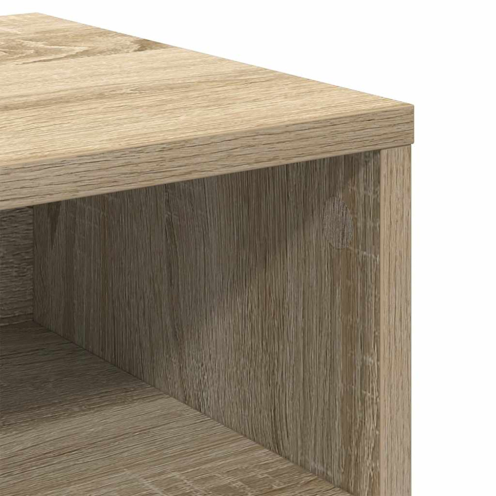 Produktbild för Sängbord sonoma ek 40x30x30 cm konstruerat trä