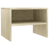 Produktbild för Sängbord 2 st sonoma ek 40x30x30 cm konstruerat trä