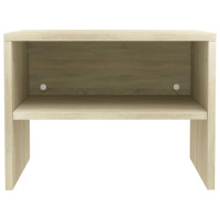 Produktbild för Sängbord 2 st sonoma ek 40x30x30 cm konstruerat trä