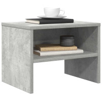 Produktbild för Sängbord betonggrå 40x30x30 cm konstruerat trä